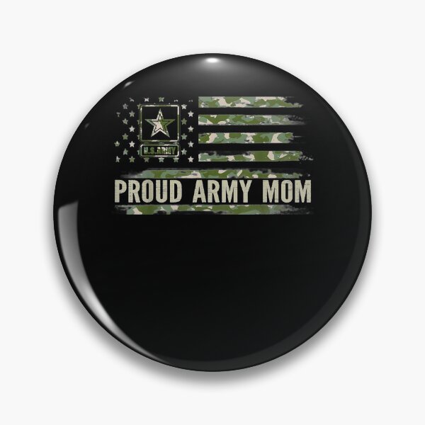 Artikelvorschau, Vintage Proud Army Mom Camo American Flag Veteranengeschenk entworfen und verkauft von patsa4.