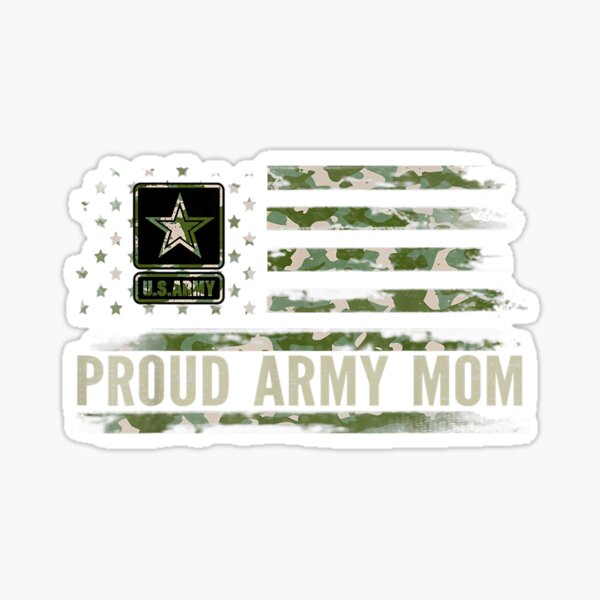 Artikel-Vorschau von Vintage Proud Army Mom Camo American Flag Veteranengeschenk, designt und verkauft von patsa4.