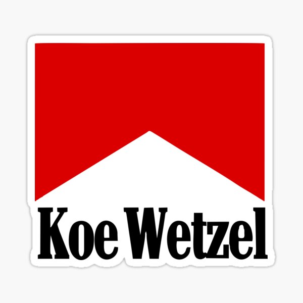 Koe Wetzel. Sticker