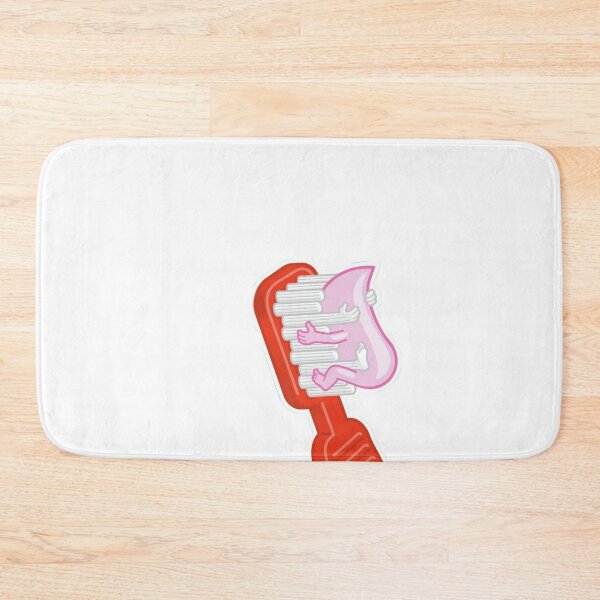 Item preview, Toothbrush hugging toothpaste designed and sold by guaka-molly.
