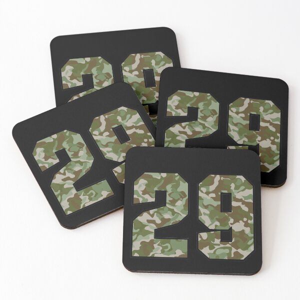 Item preview, Army Camouflage Number Twenty-Nine Soldiers Lucky Number 29 designed and sold by Urosek.