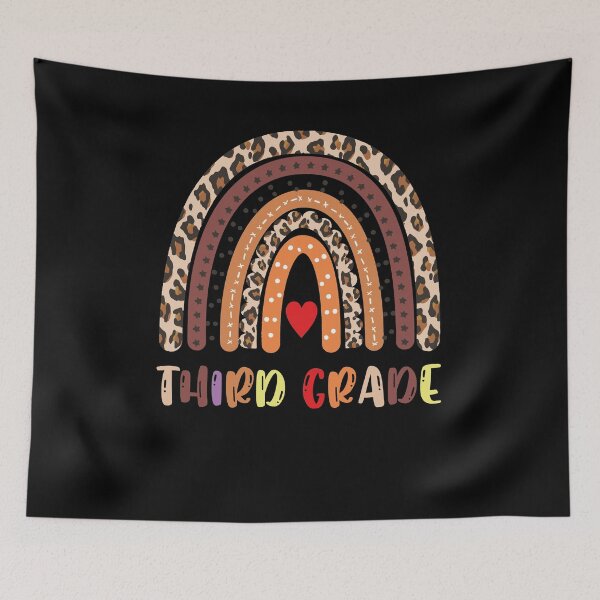 Item preview, Leopard Rainbow Third Grade Teacher First Day Of School designed and sold by Tatus Brinal.