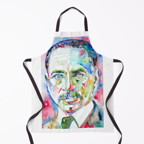 Item preview, RAINER MARIA RILKE watercolor portrait designed and sold by lautir.