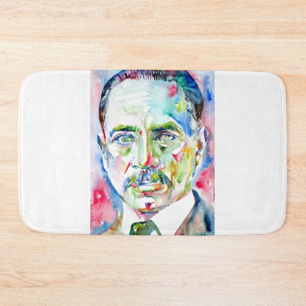 Item preview, RAINER MARIA RILKE watercolor portrait designed and sold by lautir.