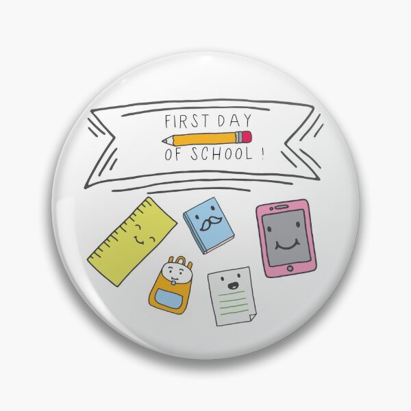 Item preview, Cute First Day of School designed and sold by WeirdGirlGFX.