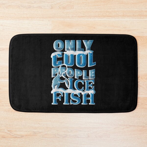 Item preview, Only Cool People Winter Sports Gift Ice Fishing designed and sold by patsa4.