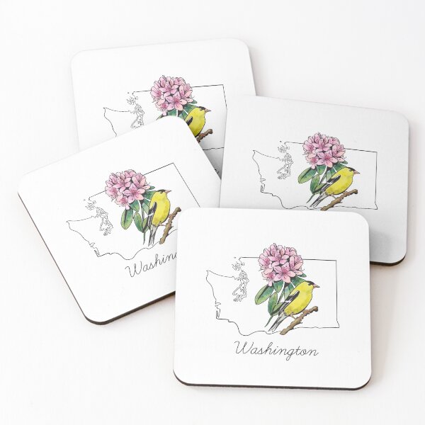Item preview, Washington State Flower and Bird designed and sold by Kalepanic.