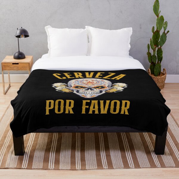 Item preview, Cerveza Por Favor Mexican Sugar Skull Beer Drinker designed and sold by patsa4.