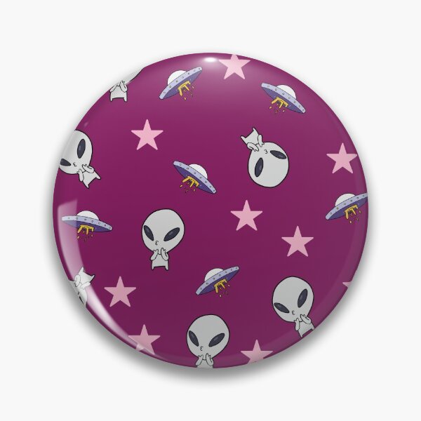 Item preview, Cute Alien and UFO print designed and sold by Taleahsdesigns.