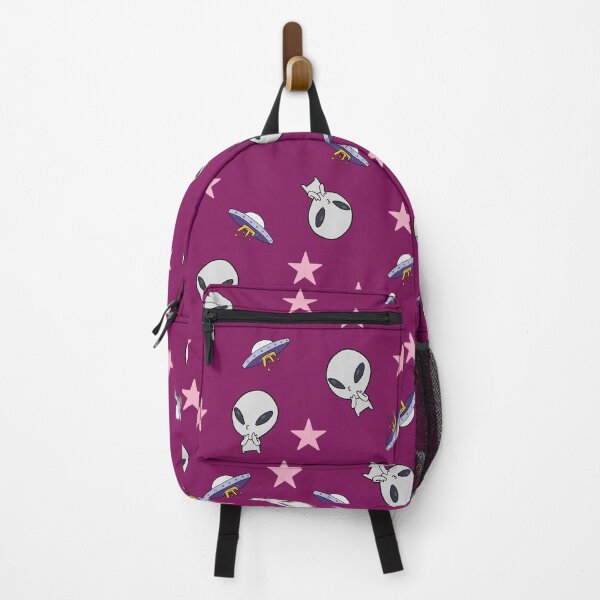 Item preview, Cute Alien and UFO print designed and sold by Taleahsdesigns.