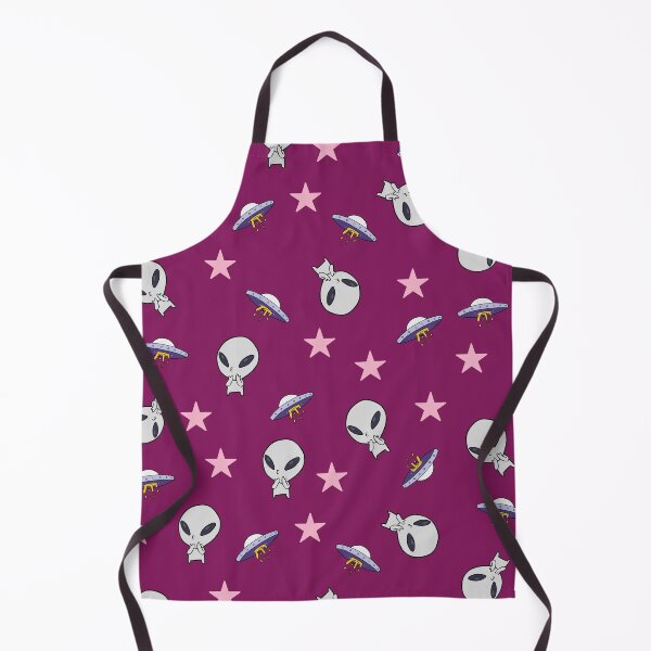 Item preview, Cute Alien and UFO print designed and sold by Taleahsdesigns.