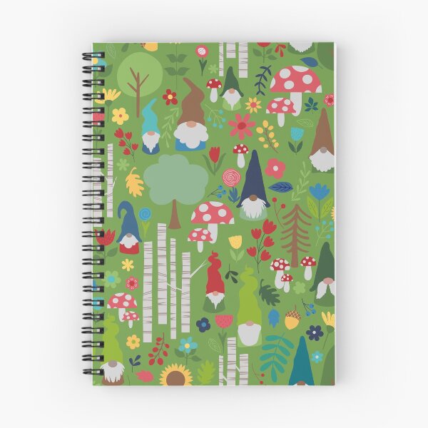 Item preview, Garden Gnomes In Fairy Garden Kids Pattern designed and sold by SamAnnDesigns.