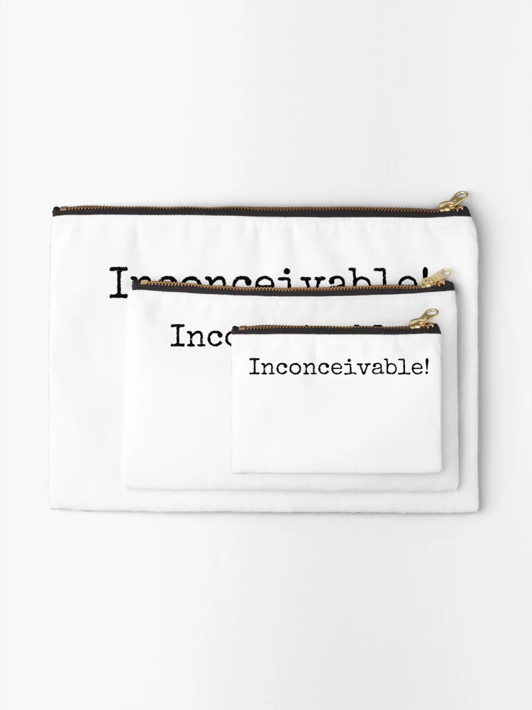 Thumbnail 2 of 4, Zipper Pouch, Inconceivable! designed and sold by SandDArtworks.