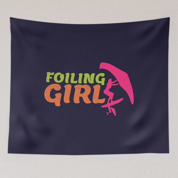 Item preview, Surfer Foiling Girl Wingfoil Wingfoiler Gift Idea designed and sold by vicoli-shirts.