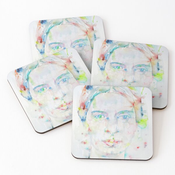Item preview, EMILY DICKINSON - watercolor portrait.2 designed and sold by lautir.