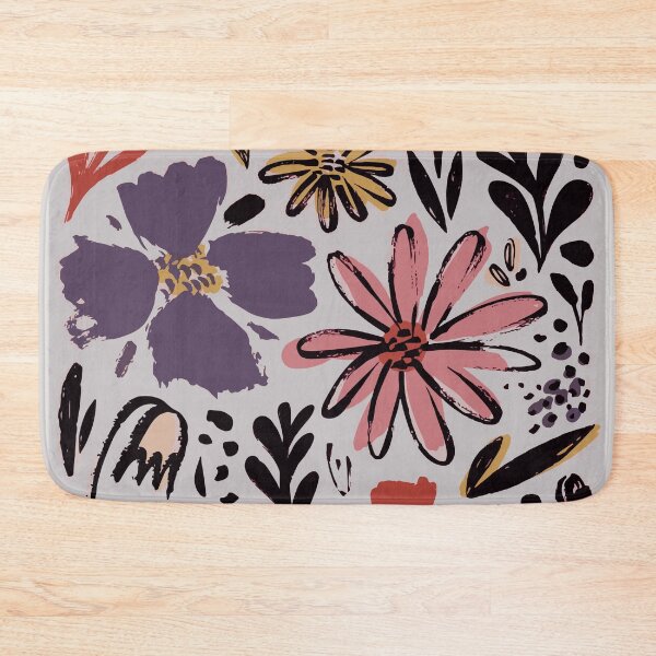 Item preview, Matisse - abstract violet flowers print - Exhibition art  designed and sold by Digital  Cloud.
