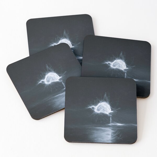 Item preview, White Egret on Black Ice designed and sold by mctuba.