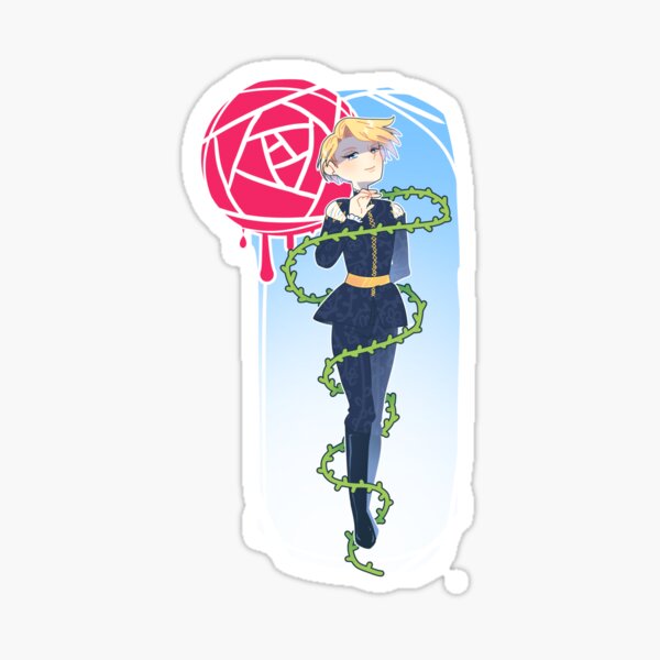 Laurent Rose Sticker