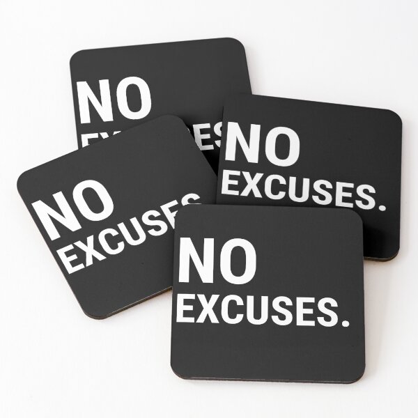 Item preview, No Excuses designed and sold by ZampCart.