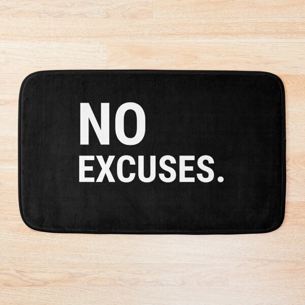 Item preview, No Excuses designed and sold by ZampCart.