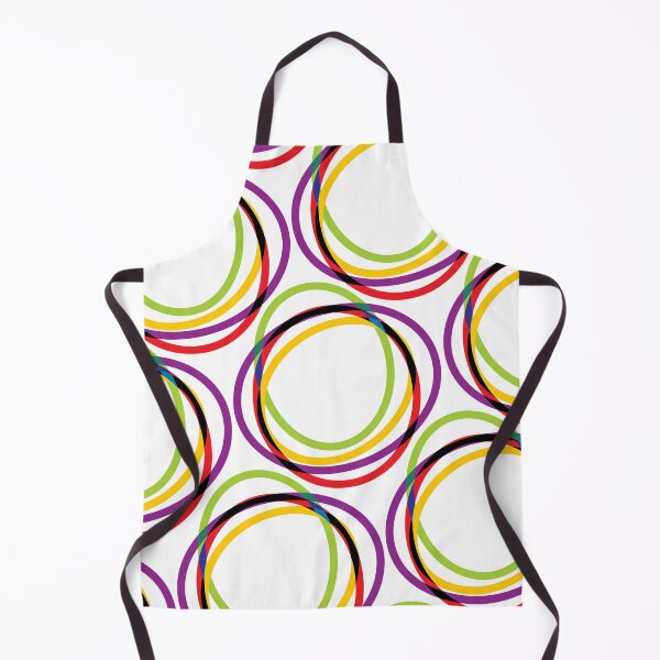 Artikelvorschau, Bunte Regenbogenringe in Atomform entworfen und verkauft von Wiggly Lines.