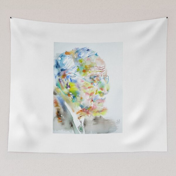 Item preview, CARL JUNG - watercolor portrait designed and sold by lautir.