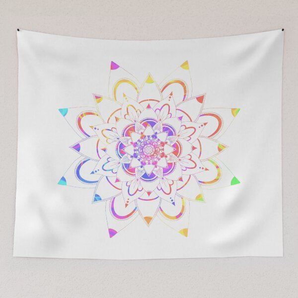 Item preview, Rainbow Tie Die Mandala  designed and sold by mikaylawiser.