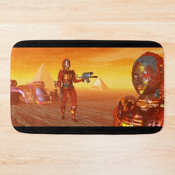 Item preview, CYBORG ARES IN THE DESERT OF HYPERION Sci Fi Movie Project designed and sold by BulganLumini.