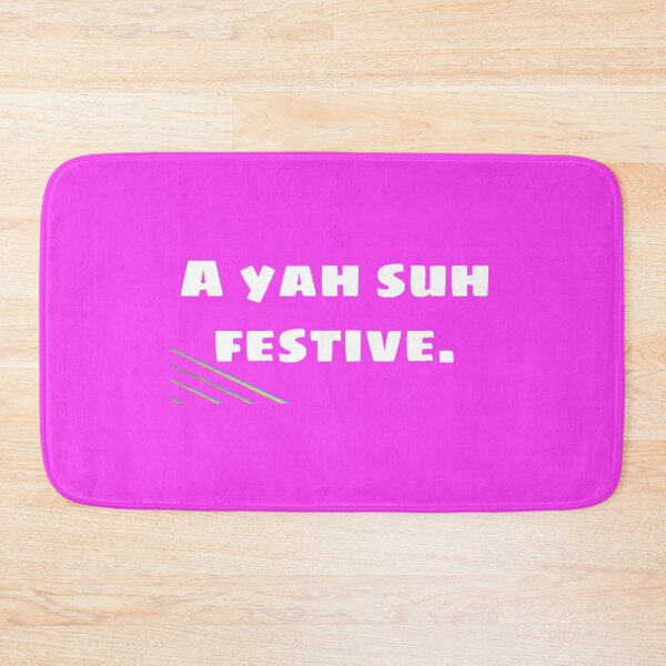 Item preview, A yah suh festive Jamaican slogan. designed and sold by VibesEmpress.