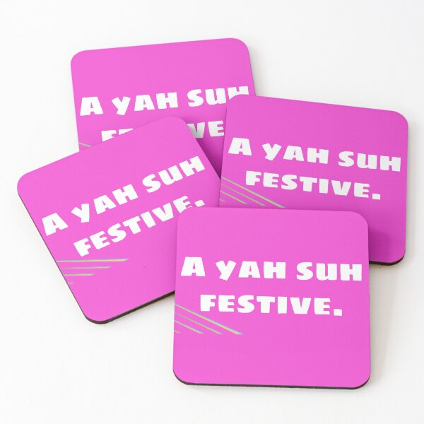 Item preview, A yah suh festive Jamaican slogan. designed and sold by VibesEmpress.