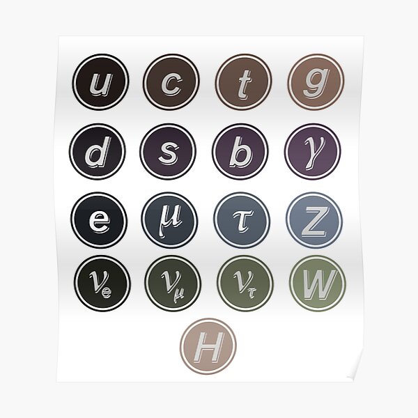 Physics Standard Model Poster