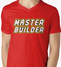 MASTER BUILDER Men's V-Neck T-Shirt