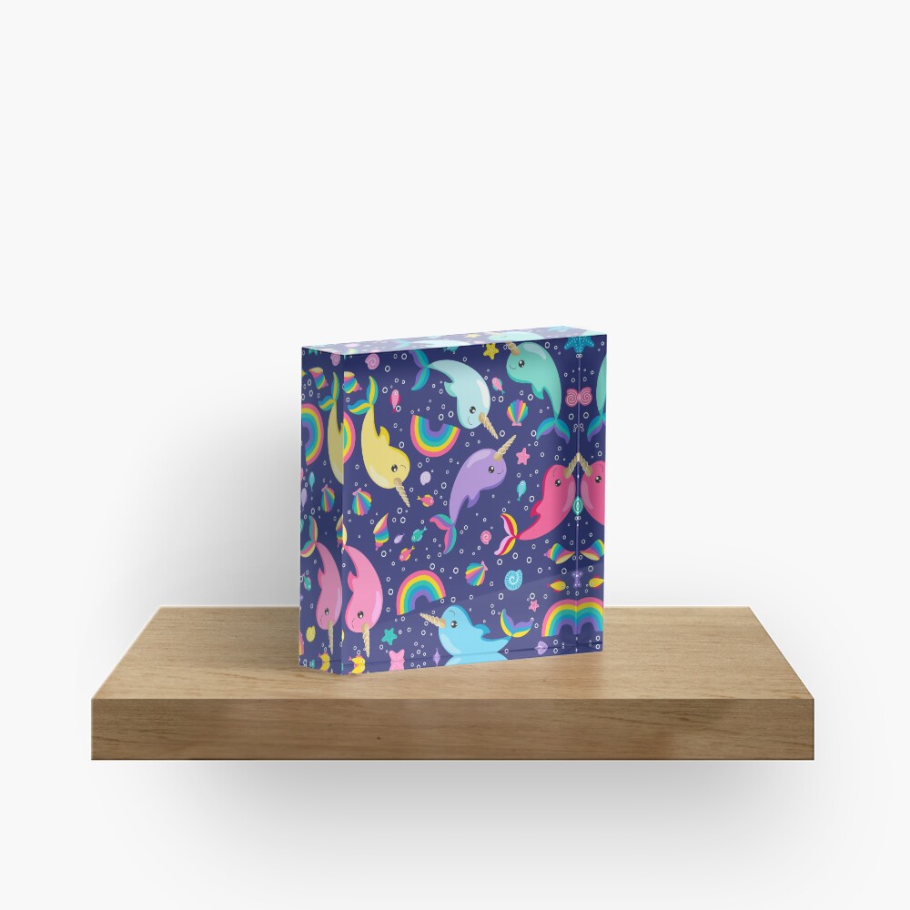 Vista previa del artículo con la obra «Bloque acrílico», diseñado y vendido por SamAnnDesigns.