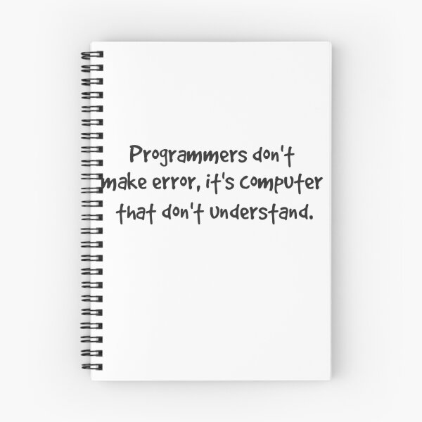Item preview, Programmer don't make errors it's computer that don't understand. designed and sold by Westorm.
