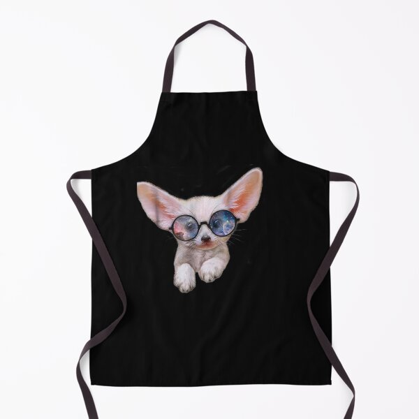 Item preview, Fennec Fox Puppy In Round Retro Galaxy Eyeglass designed and sold by patsa4.