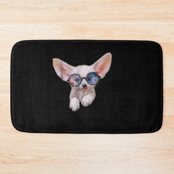 Item preview, Fennec Fox Puppy In Round Retro Galaxy Eyeglass designed and sold by patsa4.