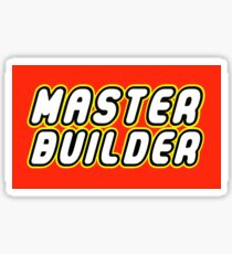 MASTER BUILDER Sticker