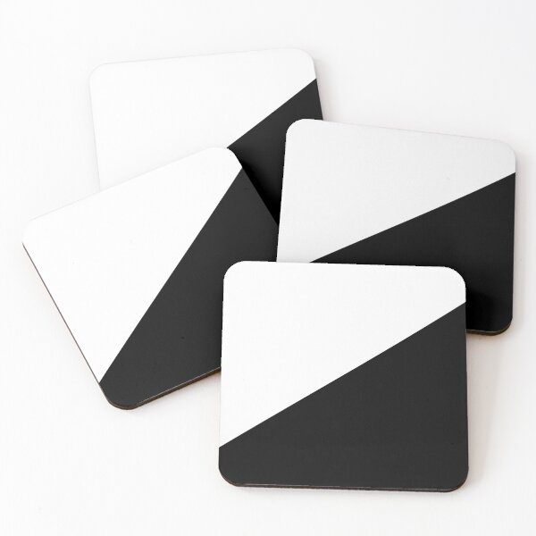 Item preview, diagonal BLACK WHITE designed and sold by Seatzy.
