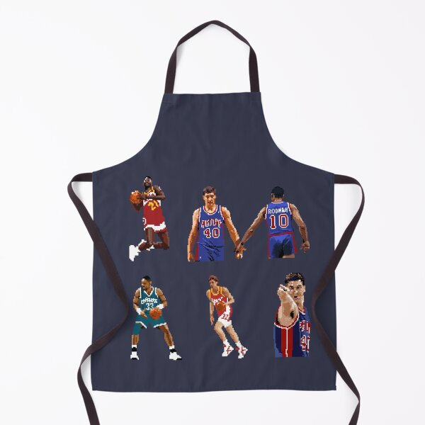Item preview, Basketball Legends (Dominique Wilkins, Bill Laimbeer, Dennis Rodman, Alonzo Mourning, Jon Koncak) Qiangy designed and sold by qiangdade.