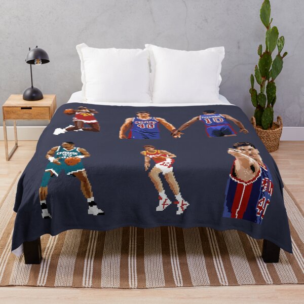 Item preview, Basketball Legends (Dominique Wilkins, Bill Laimbeer, Dennis Rodman, Alonzo Mourning, Jon Koncak) Qiangy designed and sold by qiangdade.
