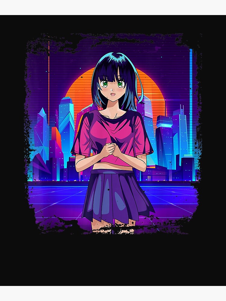 Japanese Waifu Lofi Girl Aesthetic Vaporwave Anime Poster For Sale By Jacquelynmarks Redbubble 9197