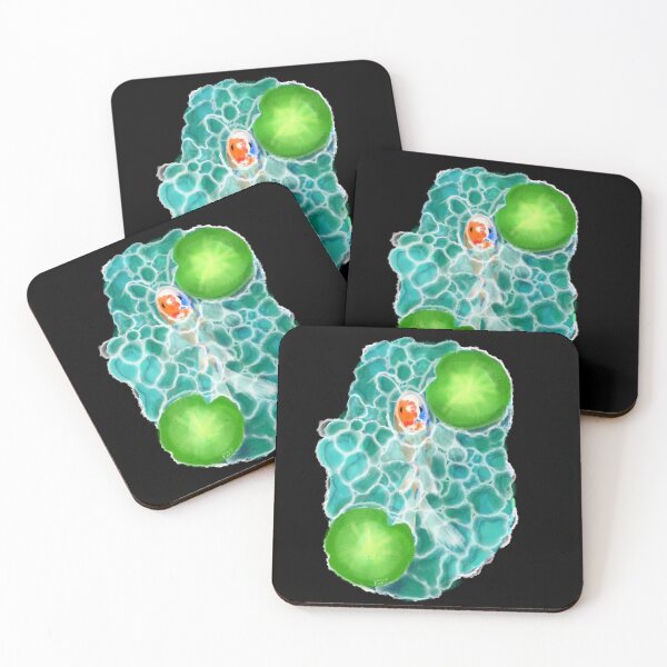 Item preview, Koi fish in a pond  designed and sold by Rhosynestrella.