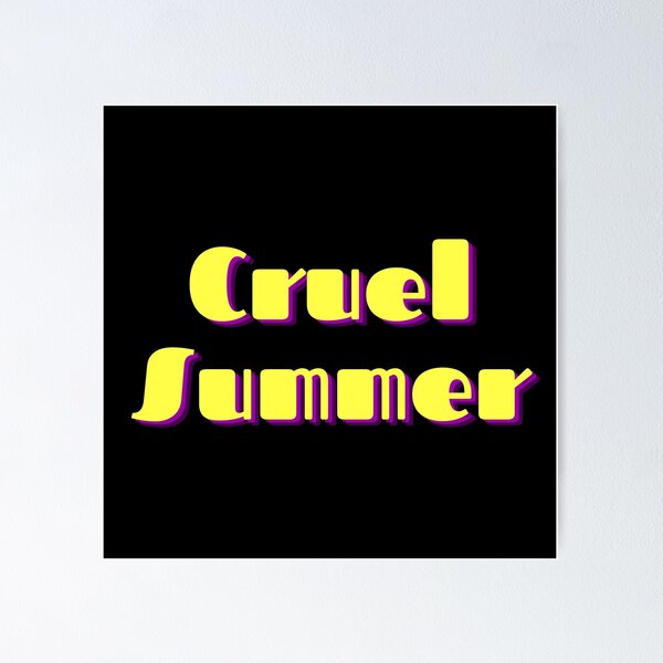 Vista previa del artículo con la obra «verano cruel», diseñado y vendido por DesignsbyBillu.