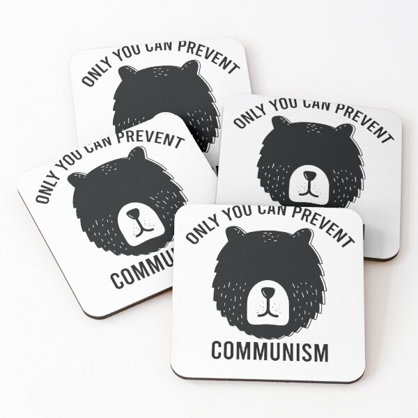 Item preview, Only You Can Prevent Communism-Camping Bear designed and sold by Ilyas912.