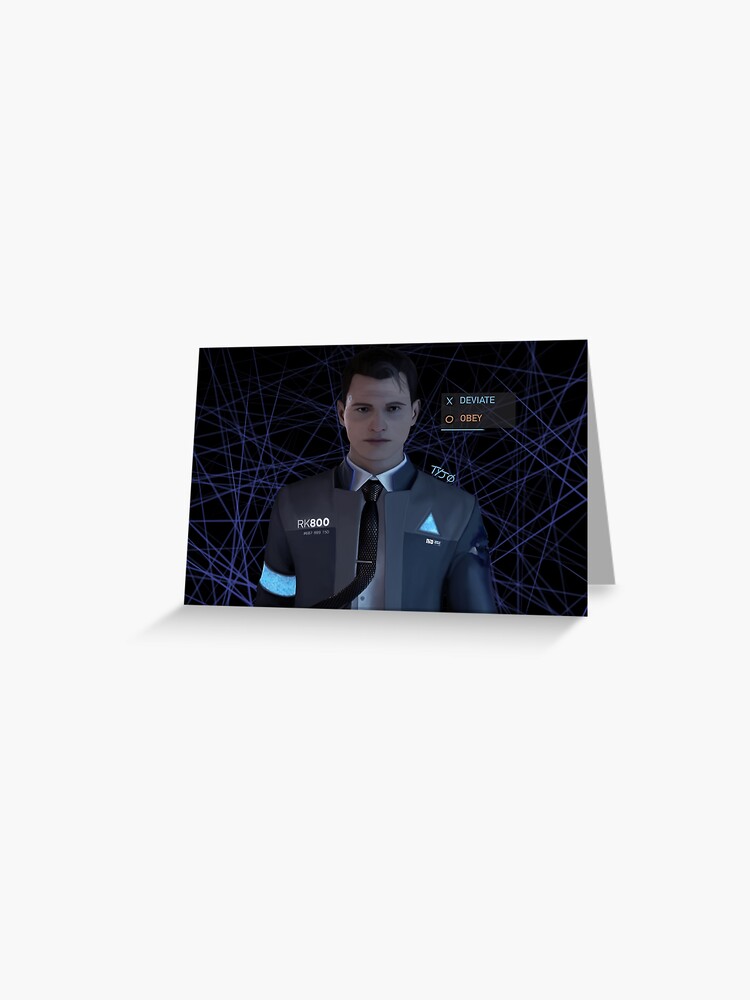 Detroit: Become Human Connor RK800 Android Greeting Card for Sale