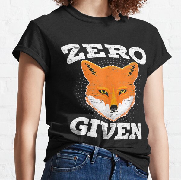 zero fox given shirt