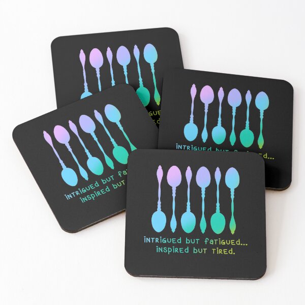 Item preview, Intrigued But Fatigued... Inspired But Tired. (Ombre Spoons) designed and sold by KelseyLovelle.