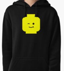 Minifig Winking Head Pullover Hoodie