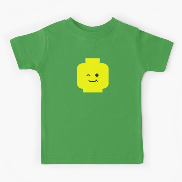 Minifig Winking Head Kids T-Shirt