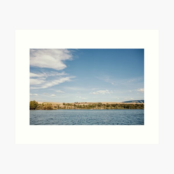 Peaceful Lake in the Hills Art Print